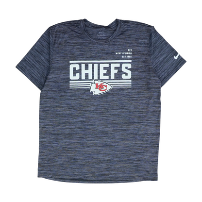 Gray Kansas City Chiefs Abstract Active T-Shirt