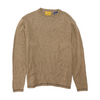 Brown Solid Pullover Sweater