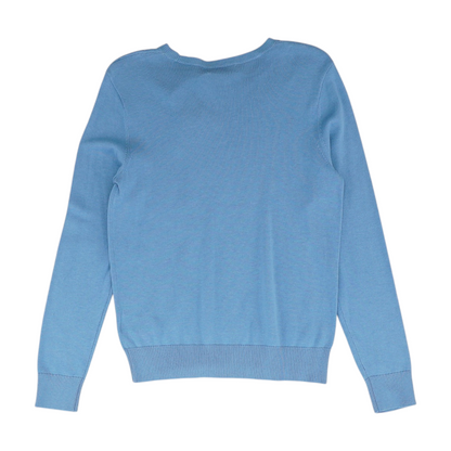 Blue Petite Pullover Sweater