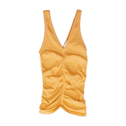 Peach Solid Tank Knit Top