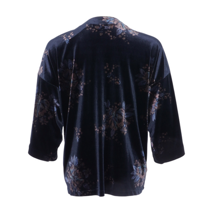 Navy Floral Cardigan