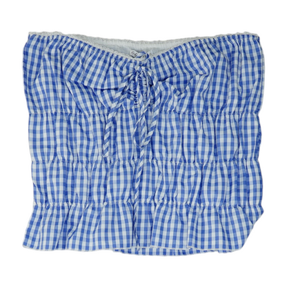 Blue Check Blouse