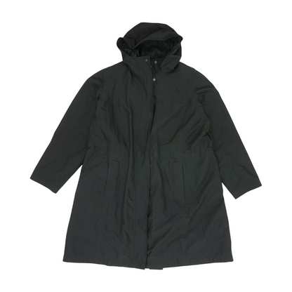 Black Plus Solid Rain Coat