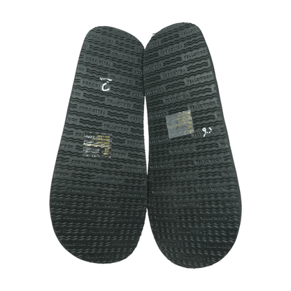 Rose Gold Flip-Flop Sandals