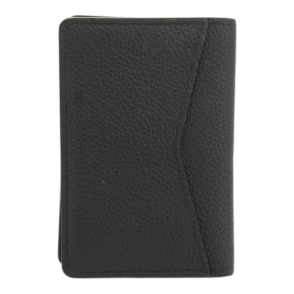 Black LV Aerogram Pocket Organizer in Waxy Calfskin
