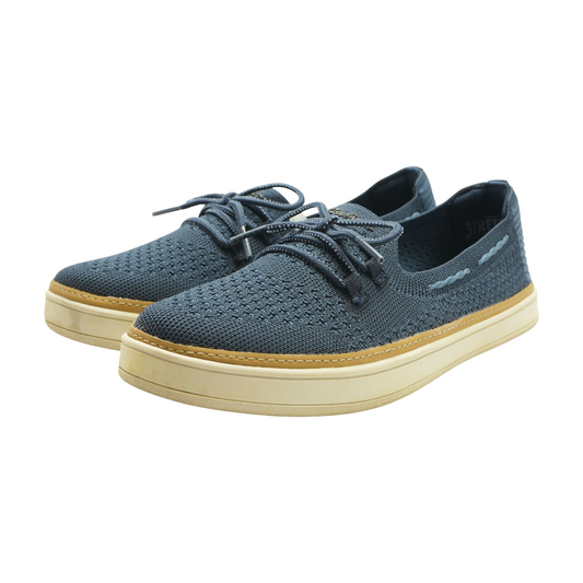 Navy Low-Top Athletic Shoes