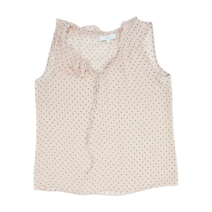 Beige Geometric Blouse