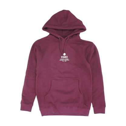 Maroon Solid Hoodie Pullover