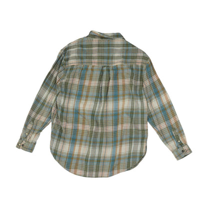 Multi Plaid Flannel Button Down