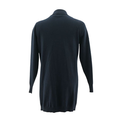 Navy Solid Cardigan Sweater