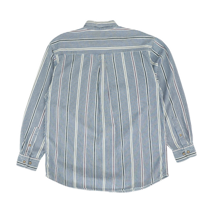 Multi Striped Long Sleeve Button Down