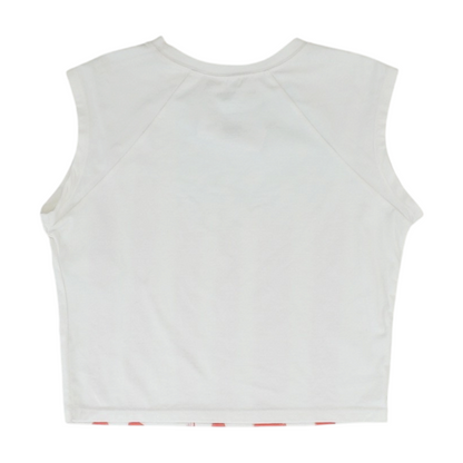 White Cropped Blouse