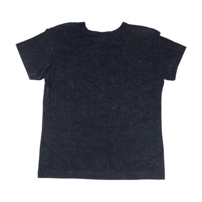 Navy Polka Dot Blouse