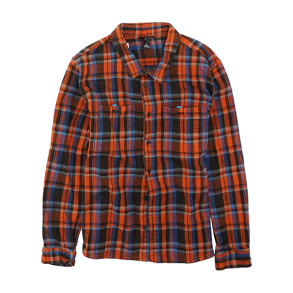 Multi Plaid Flannel Button Down