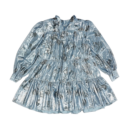 Blue Print Mini Dress