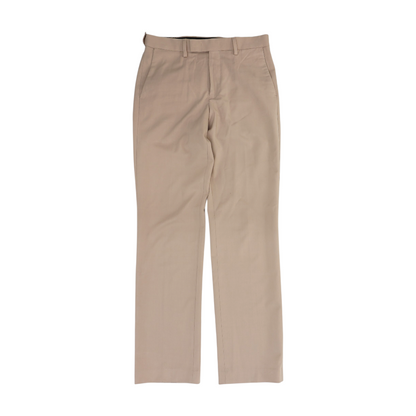 Beige Wide Leg Pants