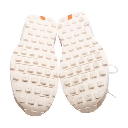 Waffle One Pearl White Game Royal Rush Orange Low-Top Athletic Shoes