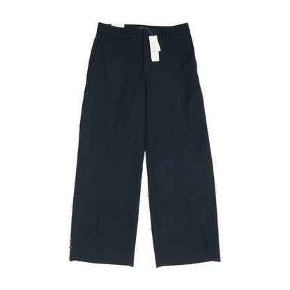 Navy Petite Wide Leg Pants