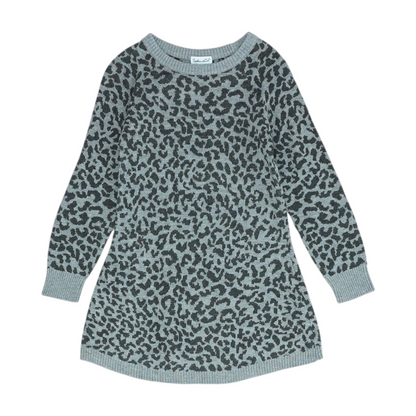 Gray Animal Print Dress