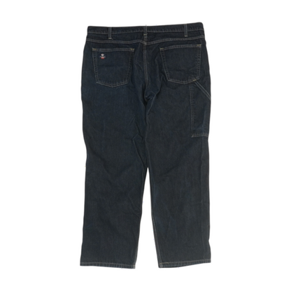 Navy Straight Jeans