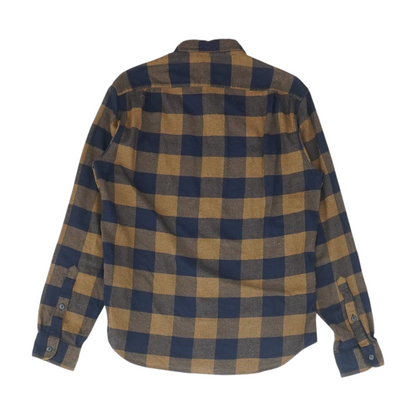 Brown Check Flannel Button Down