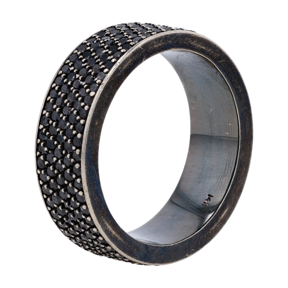 2 1/2 ctw 14K White Gold Diamond Band – Image 3