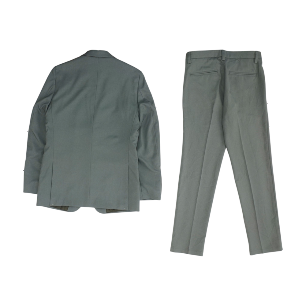 Gray Solid Suit