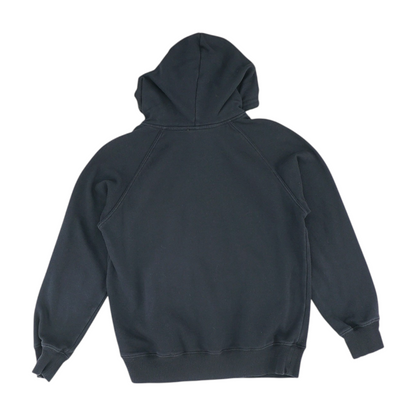 Black Solid Hoodie Pullover