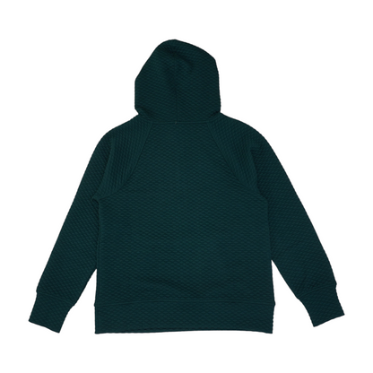 Green Solid 1/4 Zip Pullover