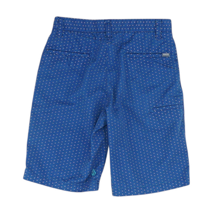 Blue Polka Dot Chino Shorts