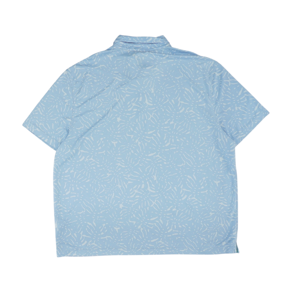Blue Print Short Sleeve Polo