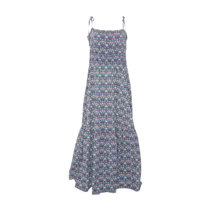 Navy Plus Floral Maxi Dress