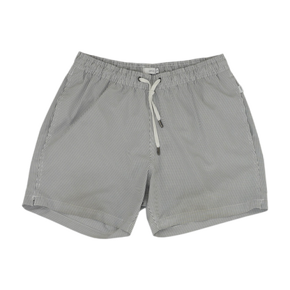 Gray Striped Swim Bottom