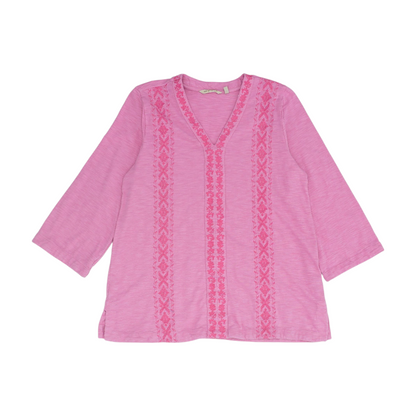 Pink Abstract Blouse