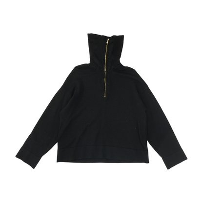 Black 1/4 Zip Sweater