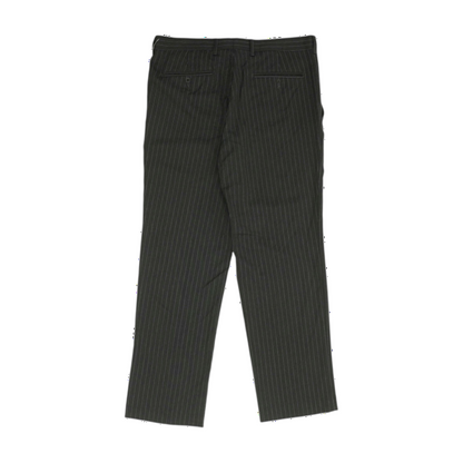 Charcoal Striped Regular Pants