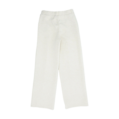 Beige Wide Leg Pants