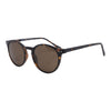 Tortoise Matt Round Sunglasses