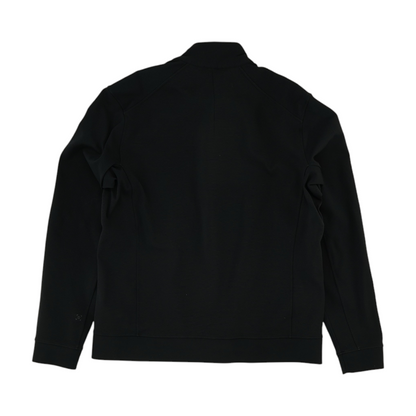 Black Solid Active Jacket