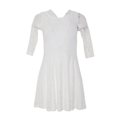 Ivory Floral Mini Dress