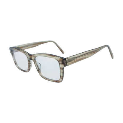 Brown BOGGS XW 207 Square Prescription Eyewear