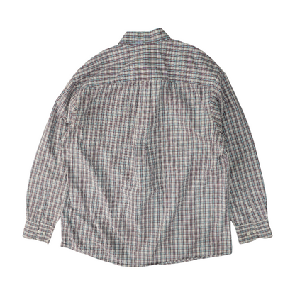 Multi Tall Plaid Long Sleeve Button Down