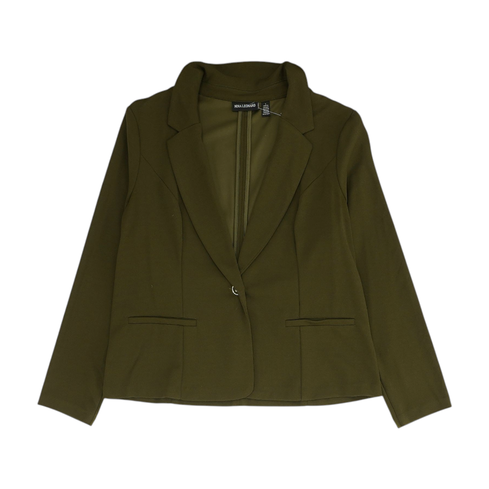 Olive Solid Blazer