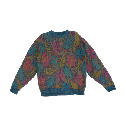 Vintage Multi Abstract Pullover Sweater