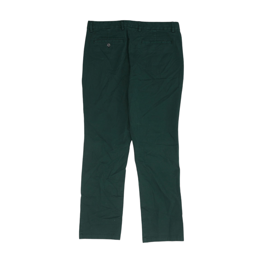 Green Straight Pants