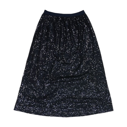 Navy Maxi Skirt