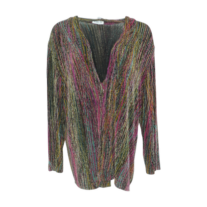 Multi Plus Abstract Cardigan