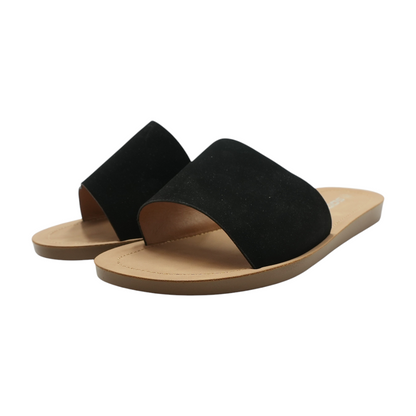Black Flat Sandals