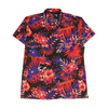 Red Tropical Short Sleeve Button Down