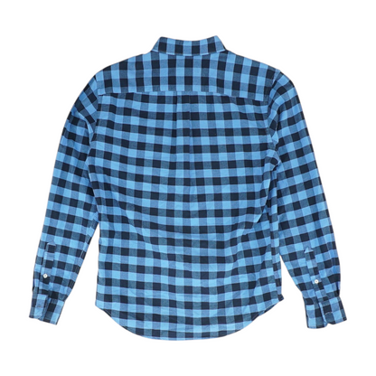 Blue Check Long Sleeve Button Down